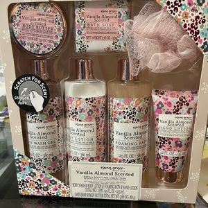 Vanilla almond scented body care